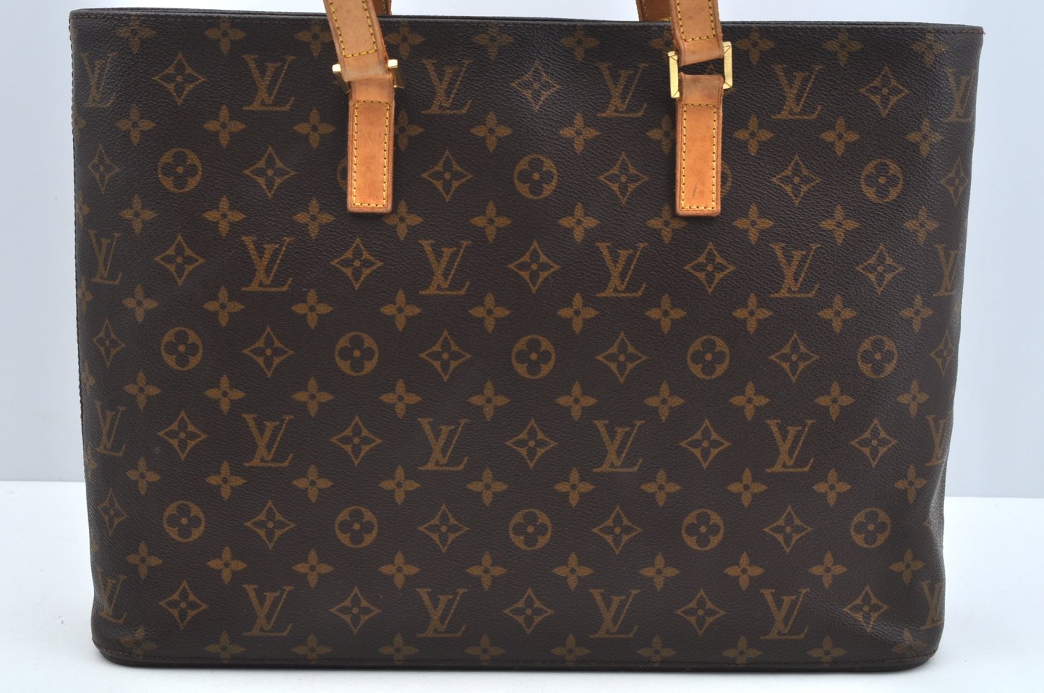 Authentic Louis Vuitton Monogram Luco Shoulder Tote Bag M51155 LV 4982J