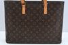 Authentic Louis Vuitton Monogram Luco Shoulder Tote Bag M51155 LV 4982J