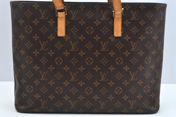 Authentic Louis Vuitton Monogram Luco Shoulder Tote Bag M51155 LV 4982J