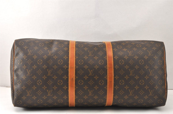 Authentic Louis Vuitton Monogram Keepall 60 Travel Boston Bag M41422 LV 4982K