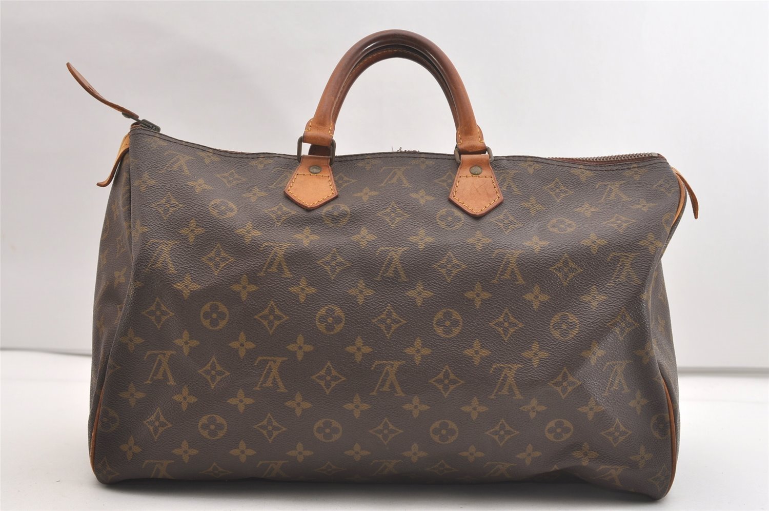 Authentic Louis Vuitton Monogram Speedy 40 Hand Boston Bag Old Model LV 4983J