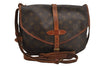 Authentic Louis Vuitton Monogram Saumur 30 Shoulder Cross Bag M42256 LV 4984J