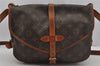 Authentic Louis Vuitton Monogram Saumur 30 Shoulder Cross Bag M42256 LV 4984J
