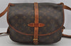 Authentic Louis Vuitton Monogram Saumur 30 Shoulder Cross Bag M42256 LV 4984J