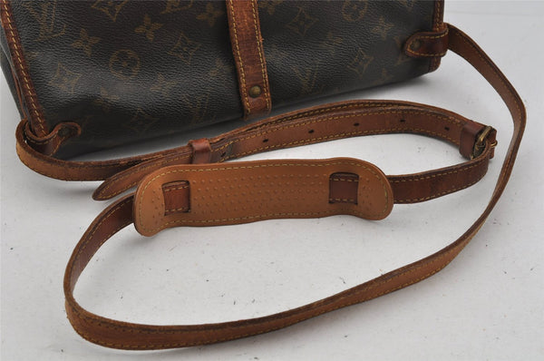 Authentic Louis Vuitton Monogram Saumur 30 Shoulder Cross Bag M42256 LV 4984J