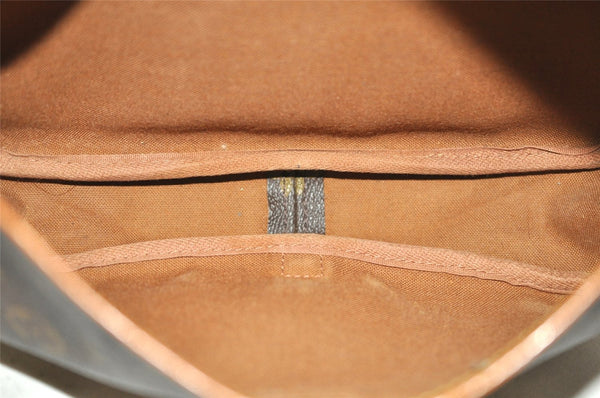 Authentic Louis Vuitton Monogram Saumur 30 Shoulder Cross Bag M42256 LV 4984J