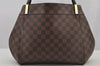 Authentic Louis Vuitton Damier Marylebone PM Shoulder Tote Bag N41215 LV 4985J