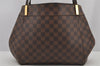 Authentic Louis Vuitton Damier Marylebone PM Shoulder Tote Bag N41215 LV 4985J