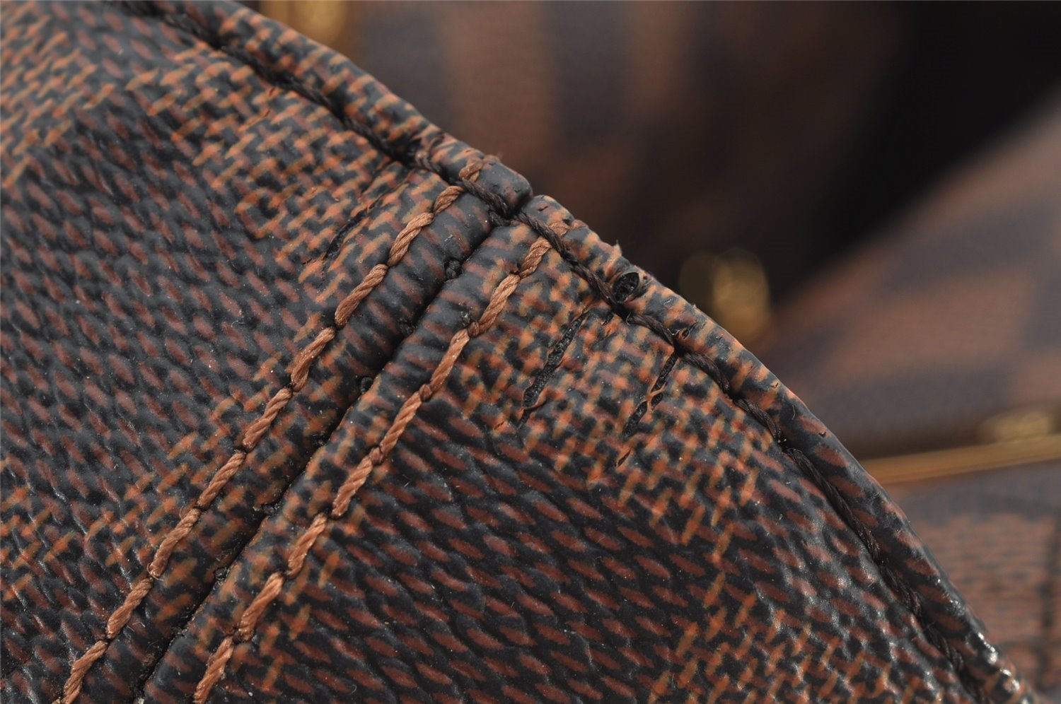 Authentic Louis Vuitton Damier Marylebone PM Shoulder Tote Bag N41215 LV 4985J