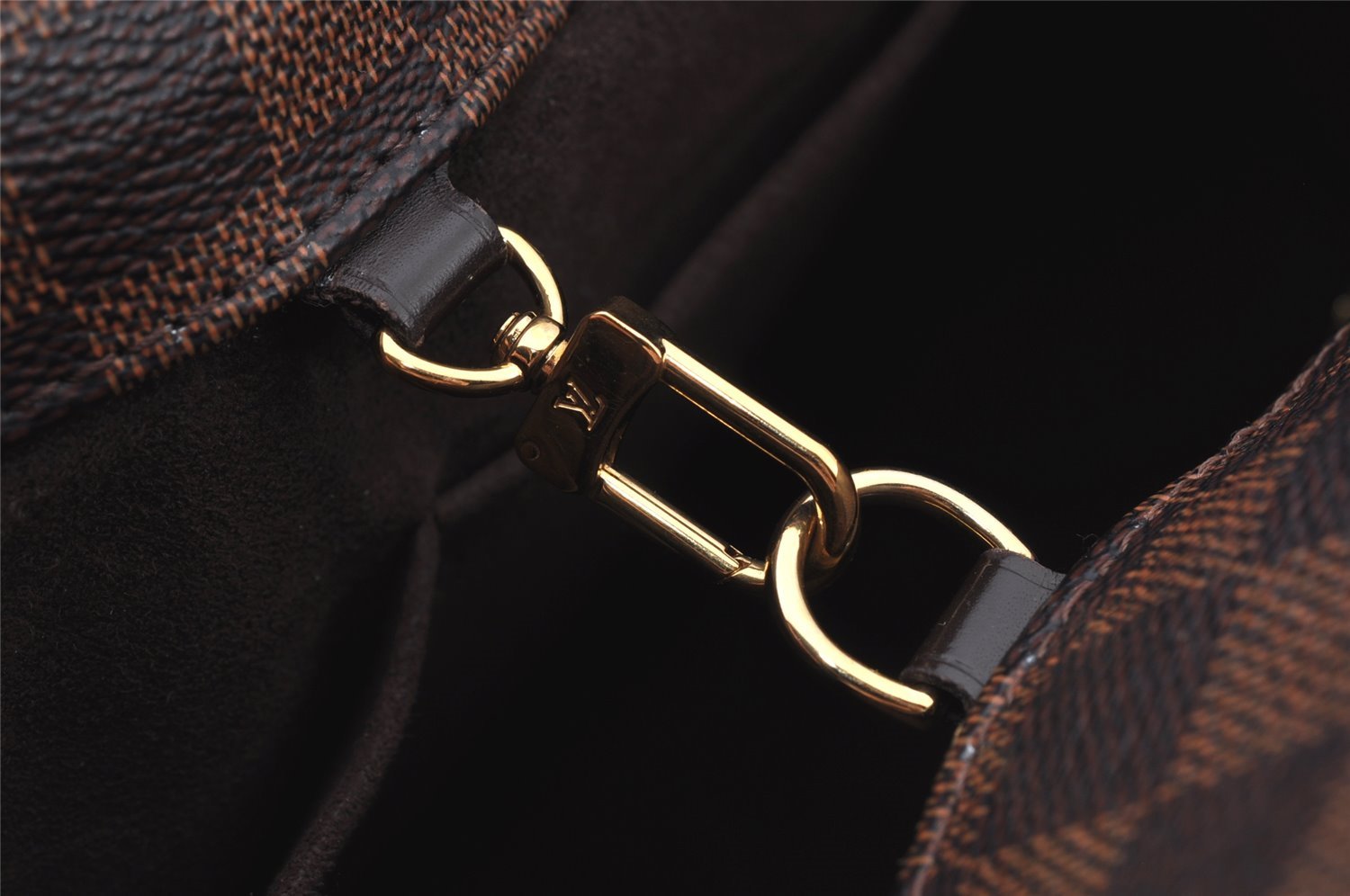 Authentic Louis Vuitton Damier Marylebone PM Shoulder Tote Bag N41215 LV 4985J