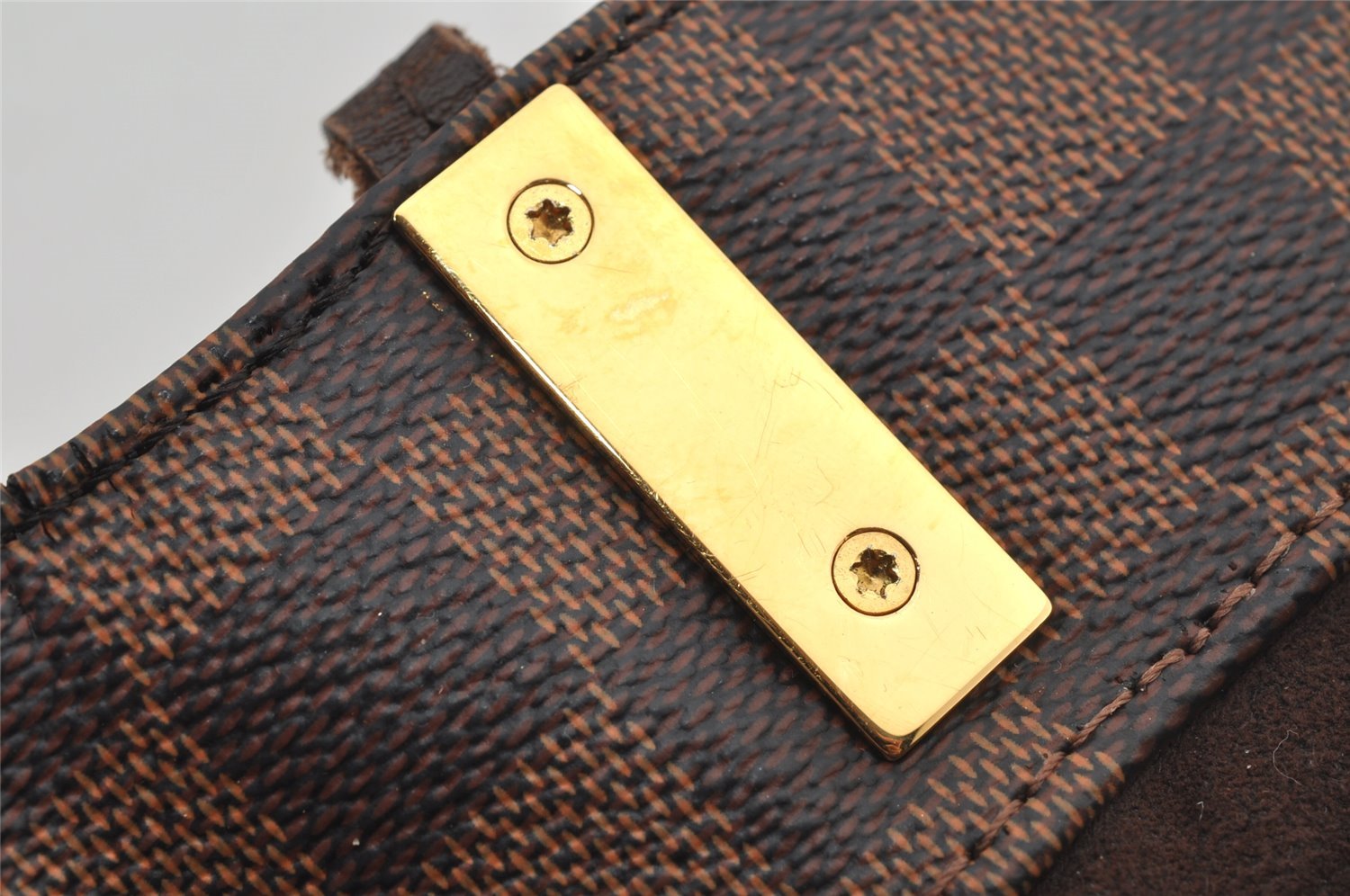 Authentic Louis Vuitton Damier Marylebone PM Shoulder Tote Bag N41215 LV 4985J