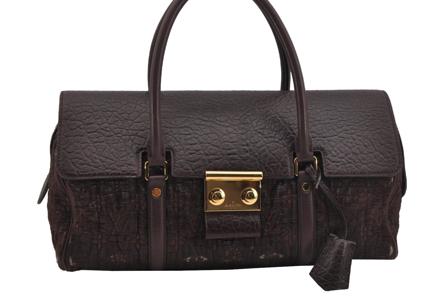 Auth Louis Vuitton Monogram Volupte Beaute 2Way Hand Bag M93474 Purple 4987J