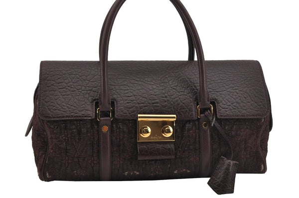 Auth Louis Vuitton Monogram Volupte Beaute 2Way Hand Bag M93474 Purple 4987J