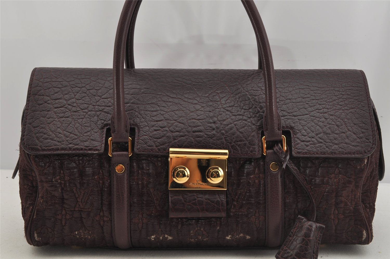 Auth Louis Vuitton Monogram Volupte Beaute 2Way Hand Bag M93474 Purple 4987J