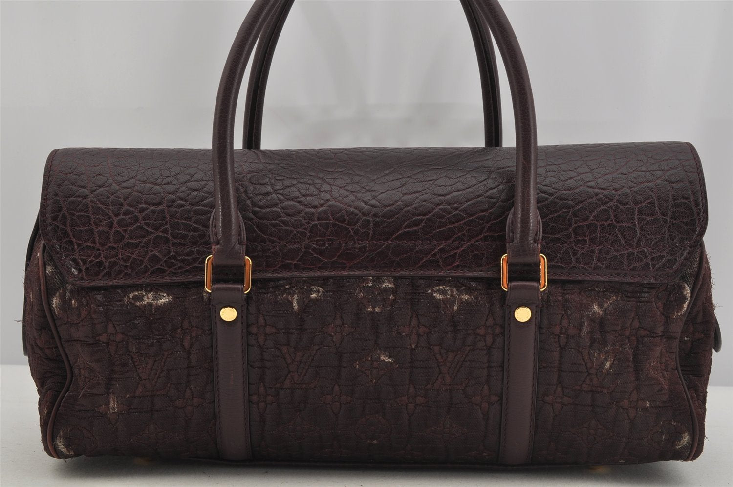 Auth Louis Vuitton Monogram Volupte Beaute 2Way Hand Bag M93474 Purple 4987J