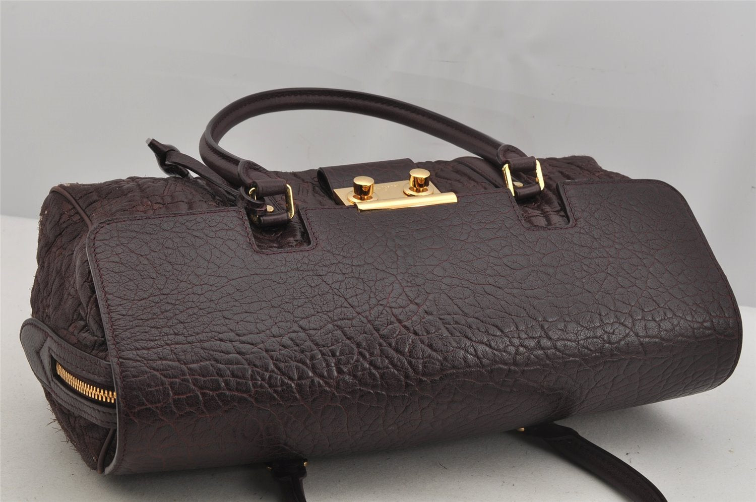 Auth Louis Vuitton Monogram Volupte Beaute 2Way Hand Bag M93474 Purple 4987J