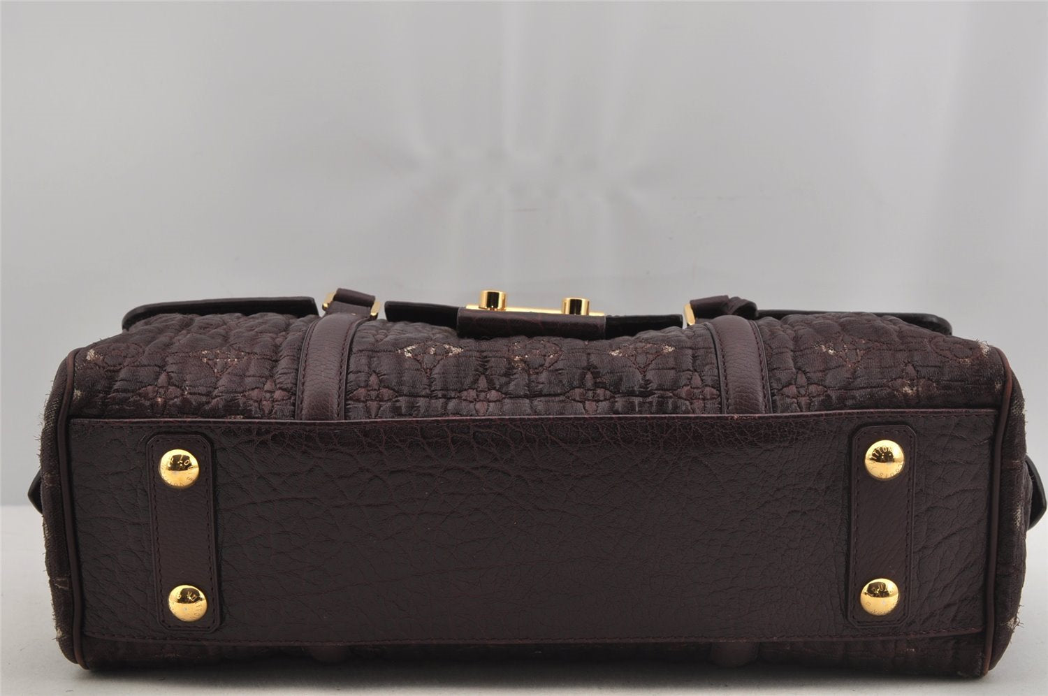 Auth Louis Vuitton Monogram Volupte Beaute 2Way Hand Bag M93474 Purple 4987J