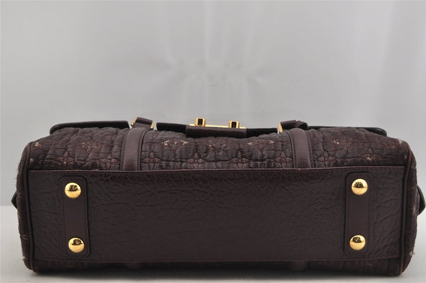 Auth Louis Vuitton Monogram Volupte Beaute 2Way Hand Bag M93474 Purple 4987J