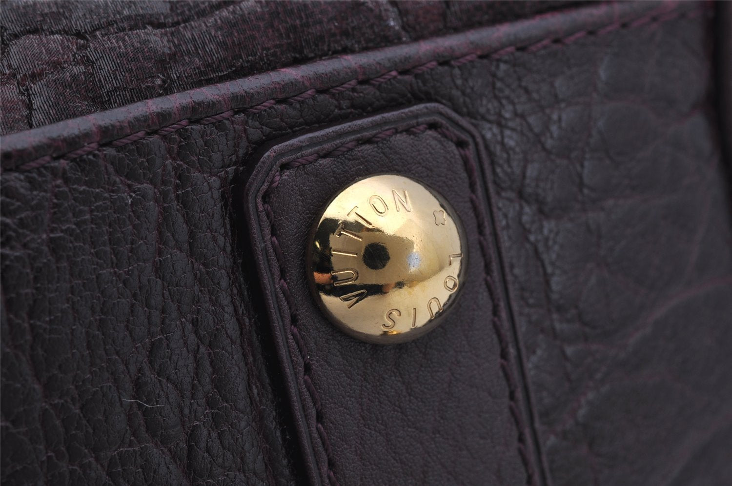 Auth Louis Vuitton Monogram Volupte Beaute 2Way Hand Bag M93474 Purple 4987J