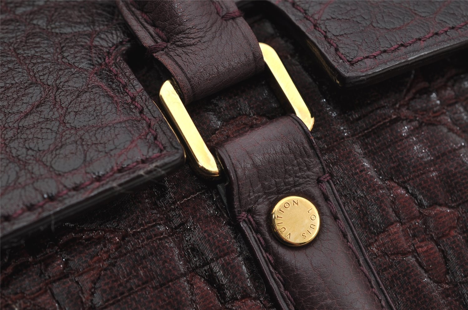 Auth Louis Vuitton Monogram Volupte Beaute 2Way Hand Bag M93474 Purple 4987J