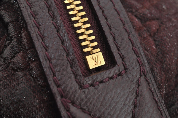 Auth Louis Vuitton Monogram Volupte Beaute 2Way Hand Bag M93474 Purple 4987J