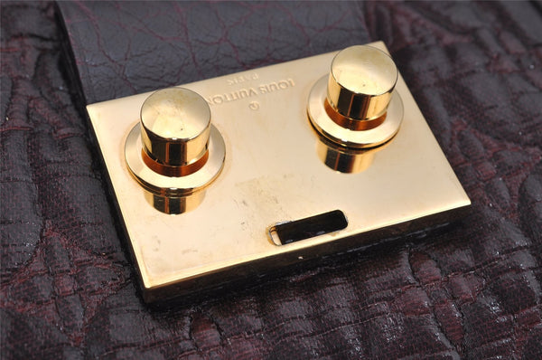 Auth Louis Vuitton Monogram Volupte Beaute 2Way Hand Bag M93474 Purple 4987J