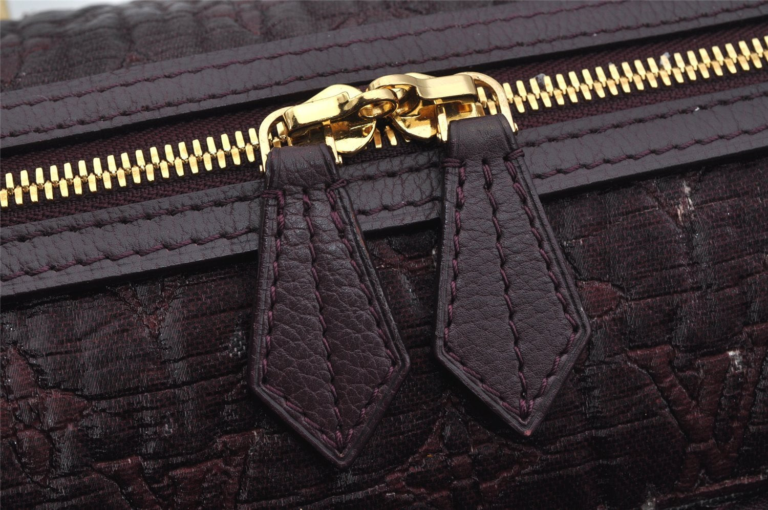 Auth Louis Vuitton Monogram Volupte Beaute 2Way Hand Bag M93474 Purple 4987J