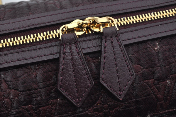 Auth Louis Vuitton Monogram Volupte Beaute 2Way Hand Bag M93474 Purple 4987J