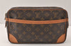 Authentic Louis Vuitton Monogram Compiegne 28 Clutch Hand Bag M51845 LV 4987K