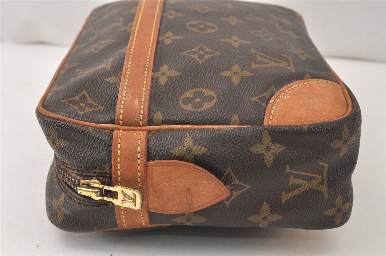 Authentic Louis Vuitton Monogram Compiegne 28 Clutch Hand Bag M51845 LV 4987K