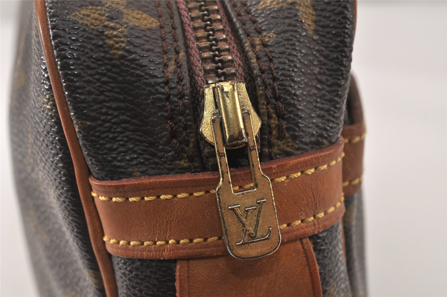 Authentic Louis Vuitton Monogram Compiegne 28 Clutch Hand Bag M51845 LV 4987K