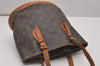 Authentic Louis Vuitton Monogram Bucket PM Shoulder Tote Bag M42238 LV 4989I