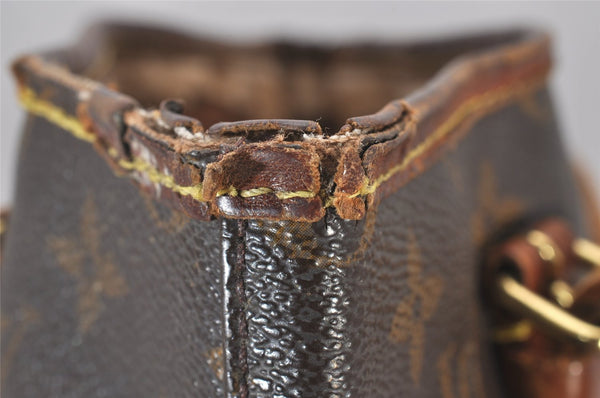 Authentic Louis Vuitton Monogram Bucket PM Shoulder Tote Bag M42238 LV 4989I