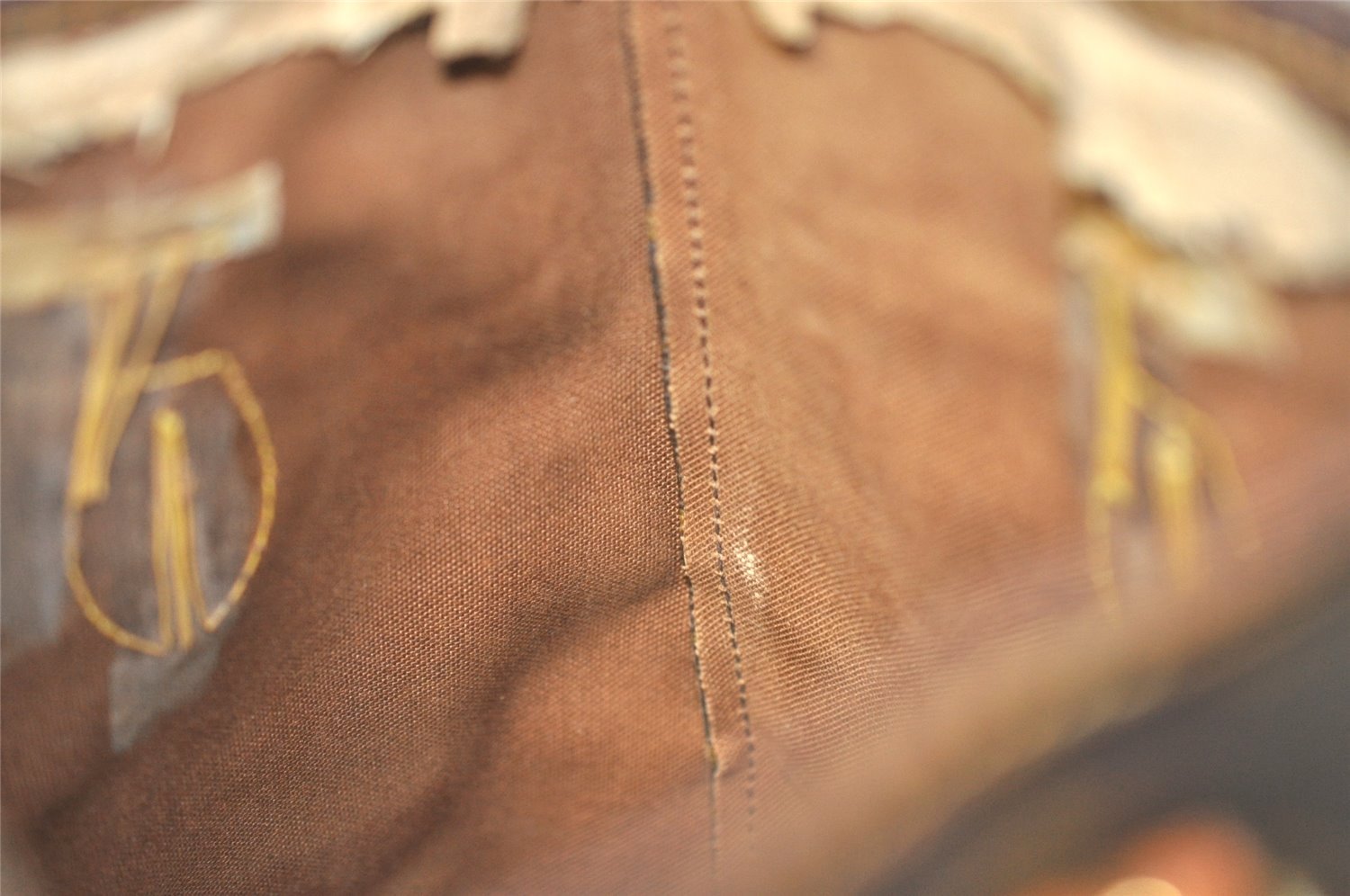 Authentic Louis Vuitton Monogram Bucket PM Shoulder Tote Bag M42238 LV 4989I