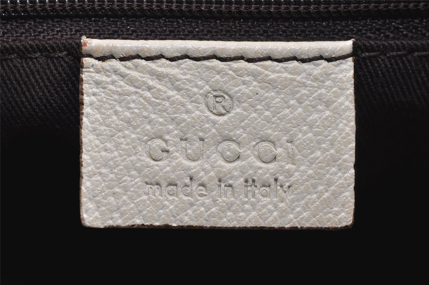 Authentic GUCCI Abbey Shoulder Tote Bag GG Canvas Leather 141470 Brown 4991J