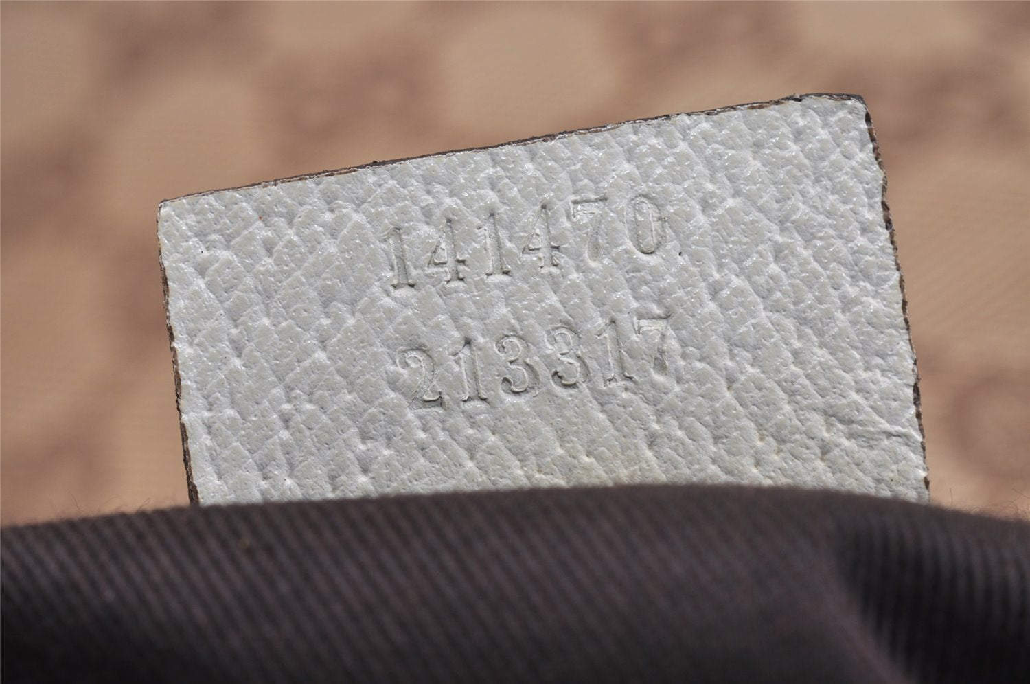 Authentic GUCCI Abbey Shoulder Tote Bag GG Canvas Leather 141470 Brown 4991J