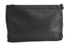 Authentic BALENCIAGA Navy Clip L Clutch Bag Calf Skin 373840 Black 4993K