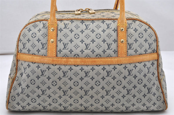 Authentic Louis Vuitton Monogram Mini Marie Shoulder Bag Blue M92003 Junk 4995K