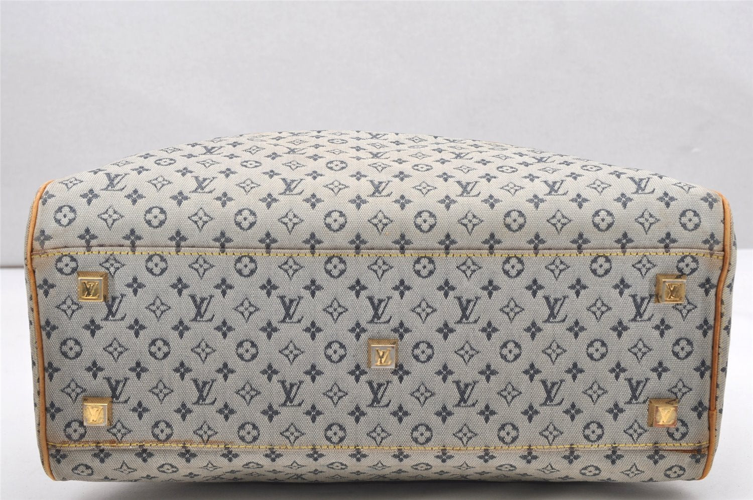 Authentic Louis Vuitton Monogram Mini Marie Shoulder Bag Blue M92003 Junk 4995K