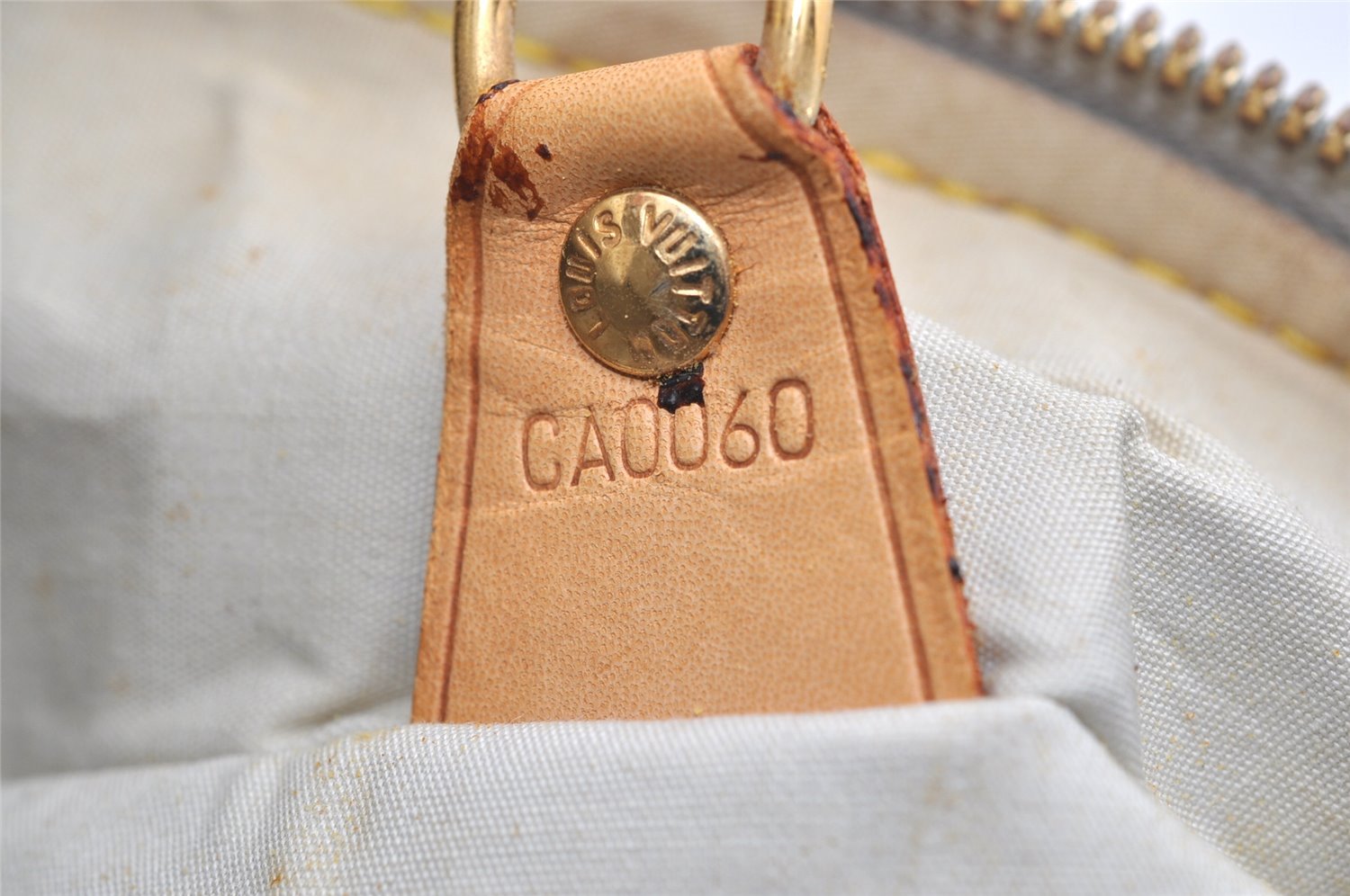 Authentic Louis Vuitton Monogram Mini Marie Shoulder Bag Blue M92003 Junk 4995K