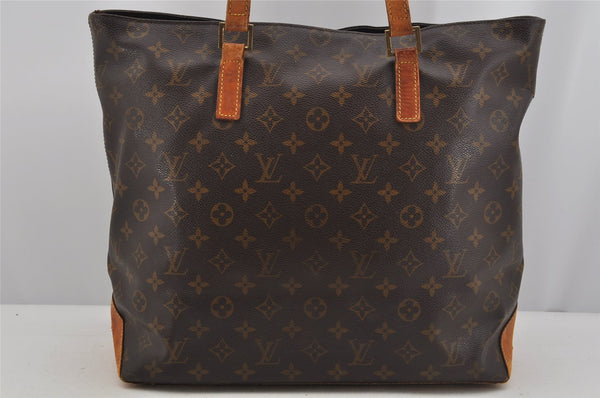 Authentic Louis Vuitton Monogram Cabas Mezzo Shoulder Tote Bag M51151 Junk 4996J