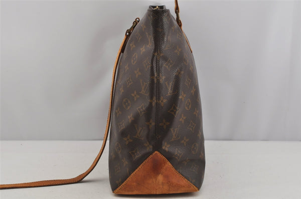 Authentic Louis Vuitton Monogram Cabas Mezzo Shoulder Tote Bag M51151 Junk 4996J