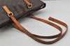 Authentic Louis Vuitton Monogram Cabas Mezzo Shoulder Tote Bag M51151 Junk 4996J