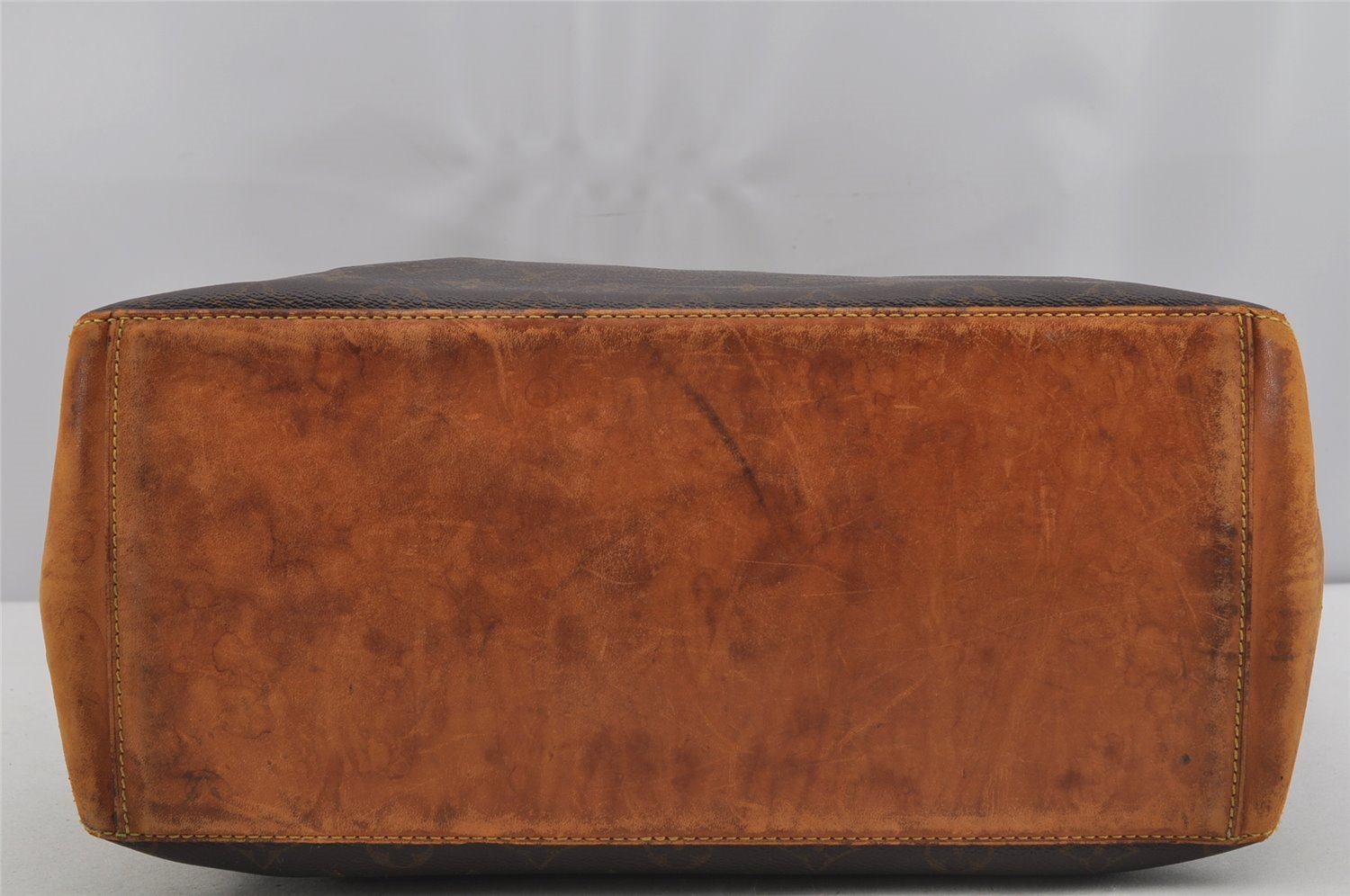 Authentic Louis Vuitton Monogram Cabas Mezzo Shoulder Tote Bag M51151 Junk 4996J