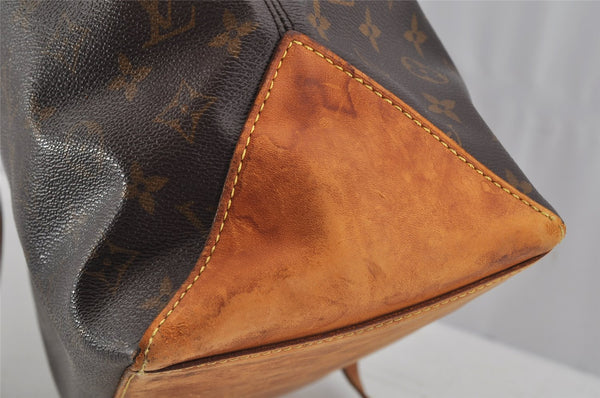 Authentic Louis Vuitton Monogram Cabas Mezzo Shoulder Tote Bag M51151 Junk 4996J