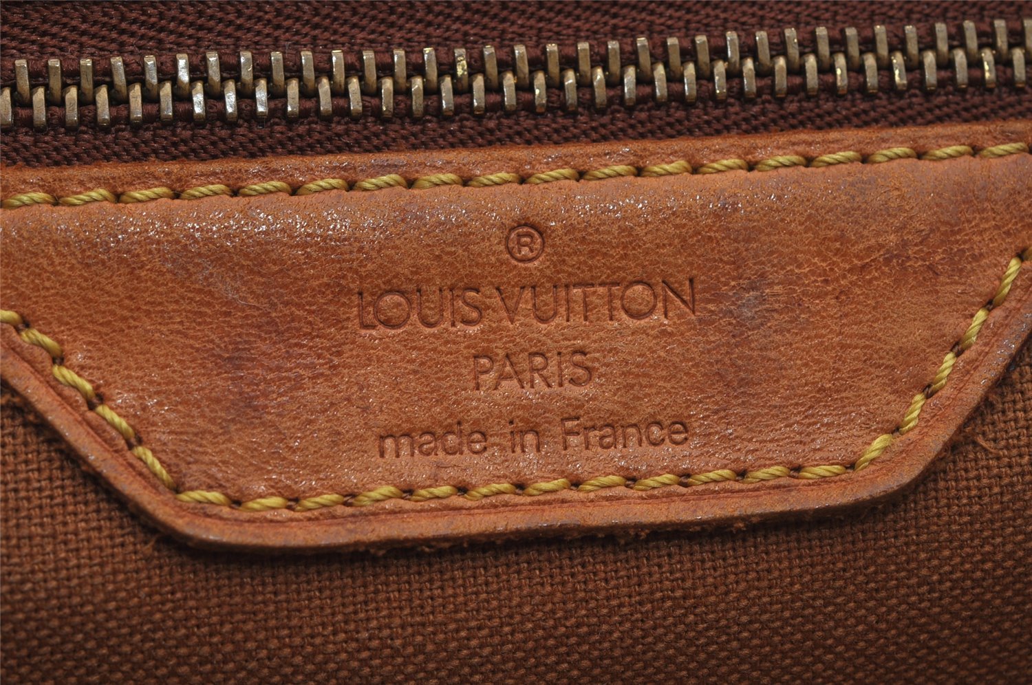 Authentic Louis Vuitton Monogram Cabas Mezzo Shoulder Tote Bag M51151 Junk 4996J