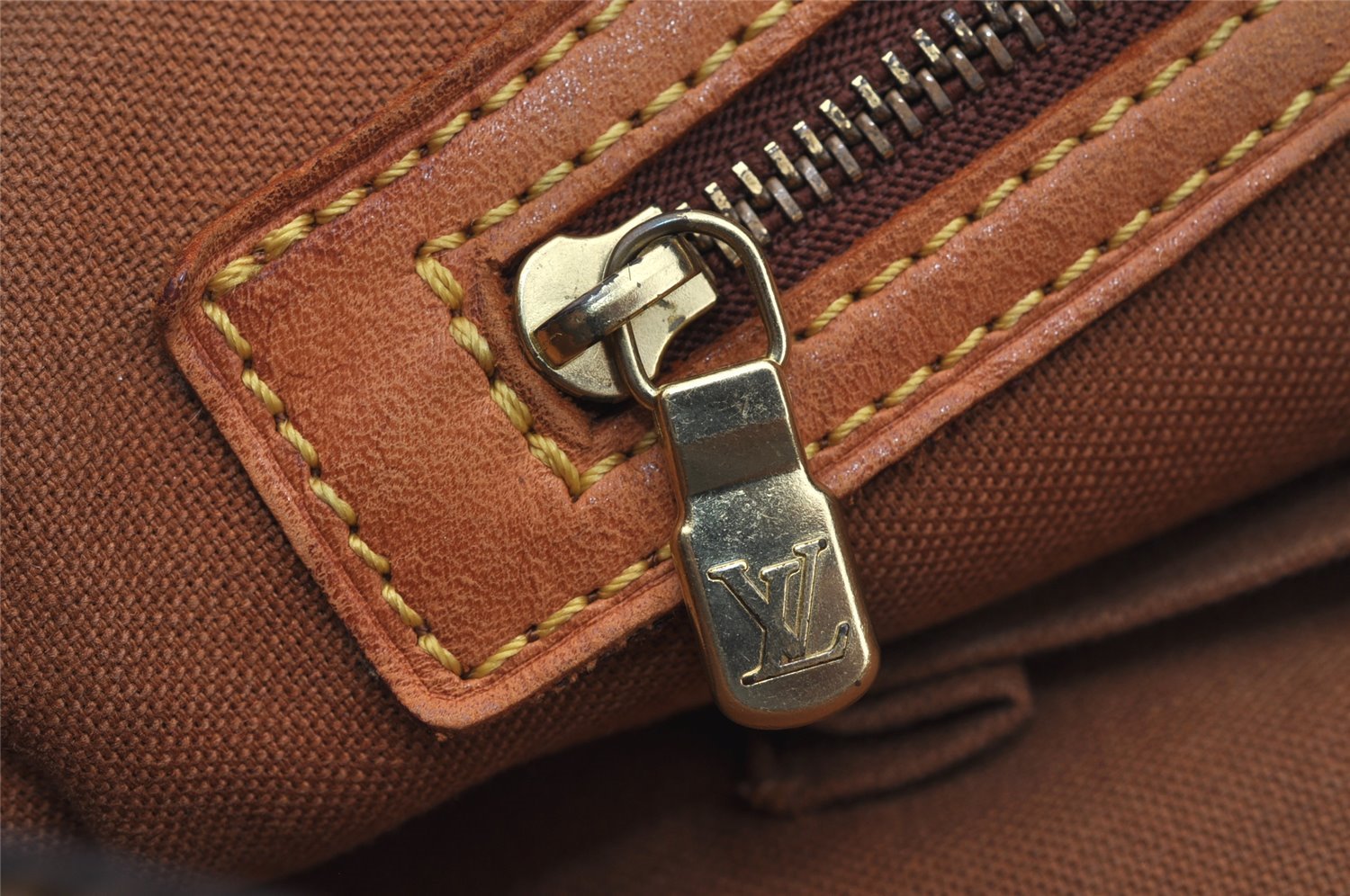 Authentic Louis Vuitton Monogram Cabas Mezzo Shoulder Tote Bag M51151 Junk 4996J