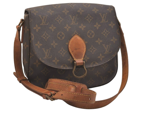 Authentic Louis Vuitton Monogram Saint Cloud GM M51242 Shoulder Cross Bag 4997J