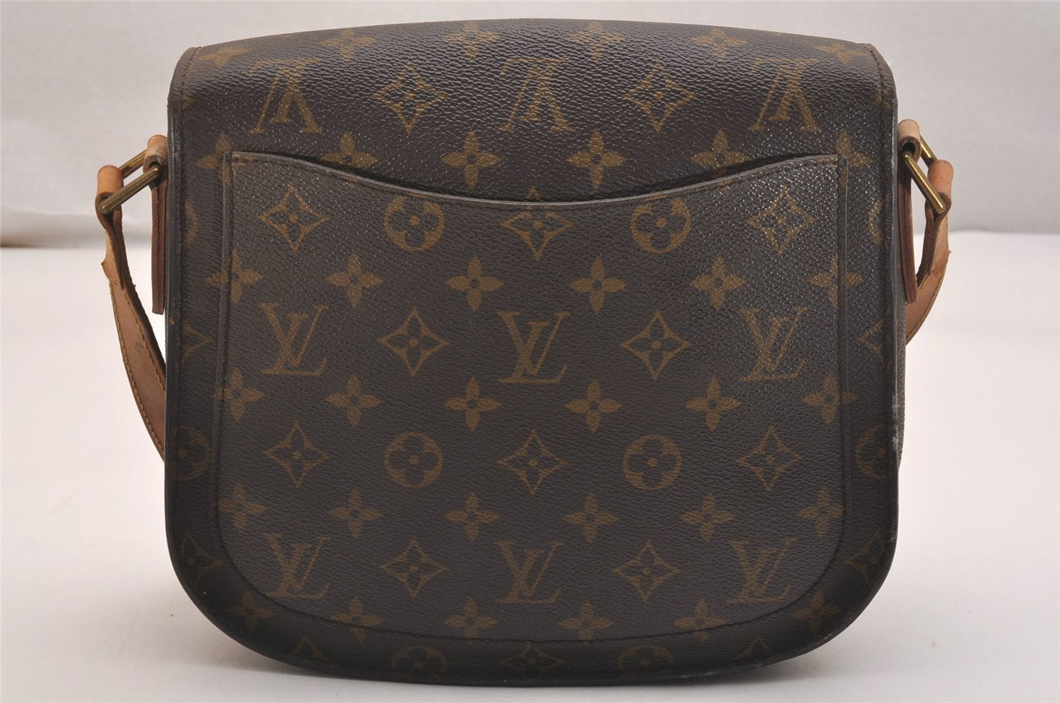 Authentic Louis Vuitton Monogram Saint Cloud GM M51242 Shoulder Cross Bag 4997J