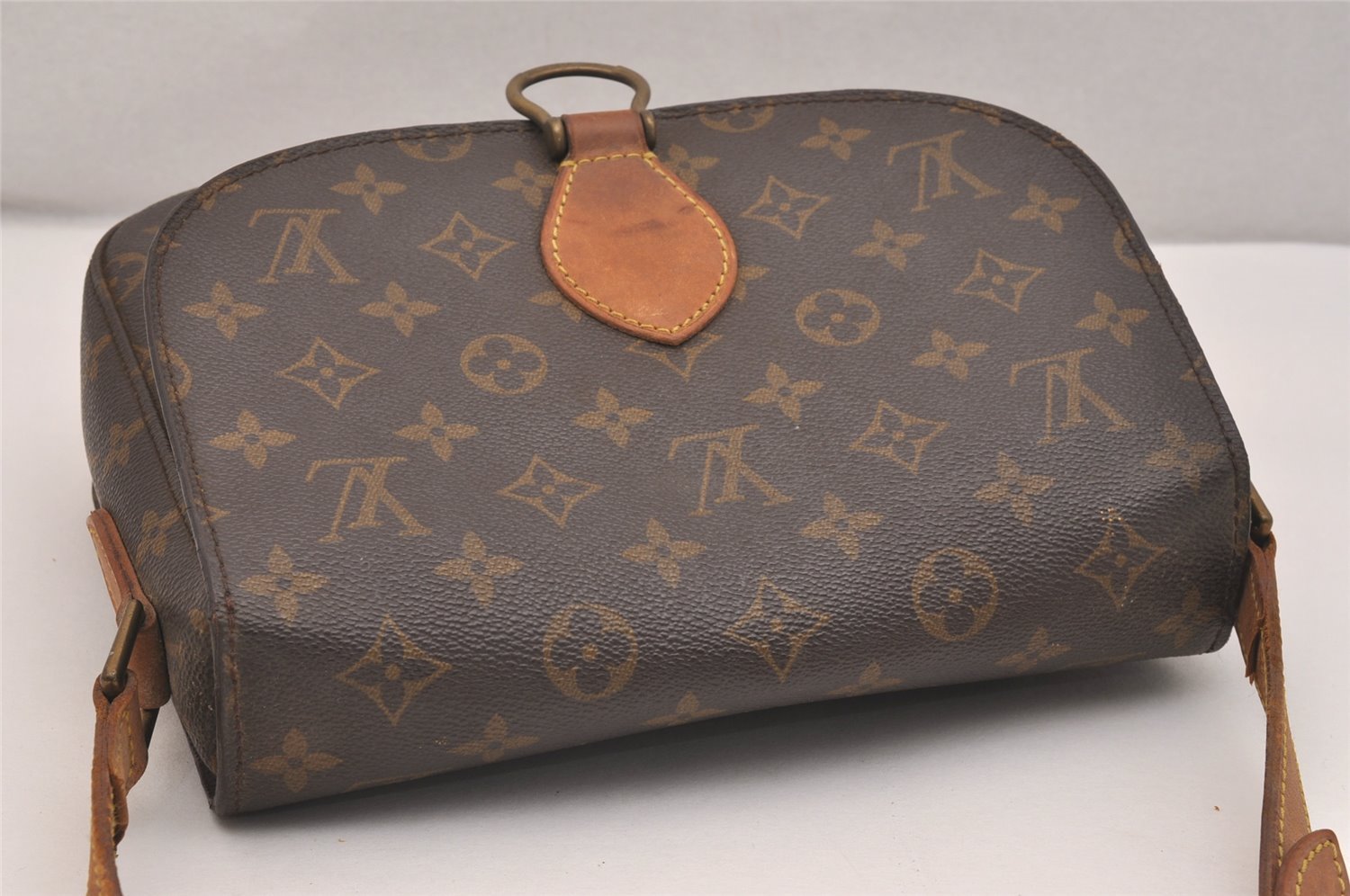 Authentic Louis Vuitton Monogram Saint Cloud GM M51242 Shoulder Cross Bag 4997J